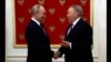 Russian President Vladimir Putin meets with former Kazakh President Nursultan Nazarbayev. Moscow, 29May2025