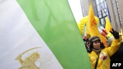 یکی از تظاهرات هواداران سازمان مجاهدین خلق