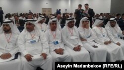 На международном экономическом форуме «Иссык-Куль-2018». 21 июля 2018 года.