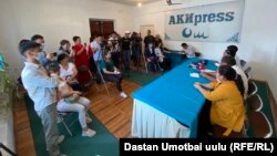 Оштогу тойкана ээлери жана өкүлдөрү басма сөз жыйынын өткөрүштү. 15-сентябрь, 2020-жыл.