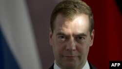 Сегодня президент России Дмитрий Медведев встретился с кандидатом в президенты Южной Осетии Анатолием Бибиловым