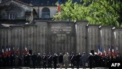 بزرگداشت هشتادمین سالگرد پایان جنگ جهانی دوم، بنای یادبود در شهر بوردو، فرانسه