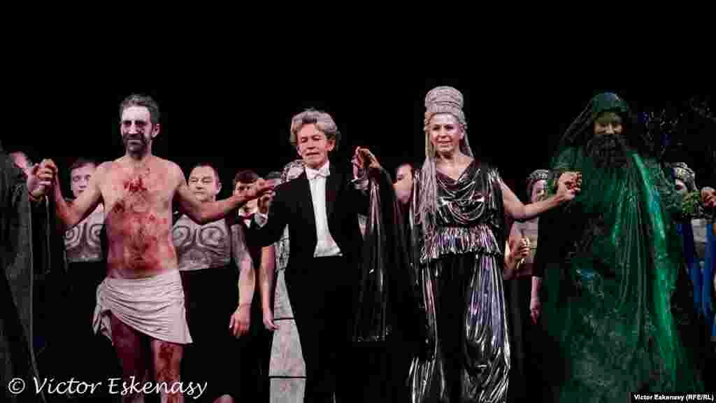 Sébastien Soulès și dirijorul Laurent Wagner...