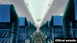 Unutrašnjost aviona Croatia Airlinesa