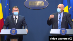 Ministrul Sănătății Nelu Tătaru și secretarul de stat Raed Arafat