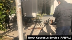 Место перестрелки в Сухуми, кафе «Сан-Ремо»