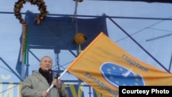 Прамова перад абаронцамі кіеўскага Майдану Незалежнасьці