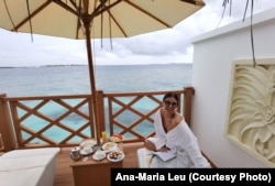 Ana-Maria Leu a ales să își petreacă începutul de an în vacanță în Maldive