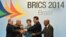 BRICS-ის სამიტის მონაწილე ქვეყნების ლიდერები