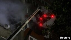 Наслідки російського удару в Києві, 22 жовтня 2025 року, фото ДСНС