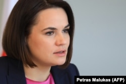 Belarusian opposition leader Svyatlana Tsikhanouskaya is leading the movement from Lithuania, where she relocated due to security reasons.