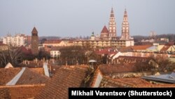 Szegedi látkép 2021. december 1-jén