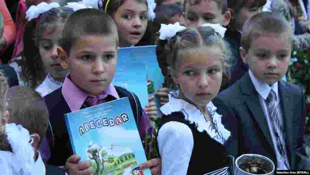 Ученики младших классов в Молдавии&nbsp;