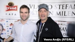 Vlatko Stefanovski i Stefan Milenković u Beogradu, decembar 2010