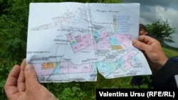 Harta cadastrală a terenurilor de la Cocieri