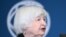 Secretarul Trezoreriei SUA, Janet Yellen, în timpul reuniunilor anuale de toamnă ale Fondului Monetar Internațional și Băncii Mondiale, 22 octombrie 2024. 