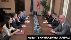 საქართველოს პარლამენტისა და უკრაინის მთავრობის დელეგაციათა შეხვედრა