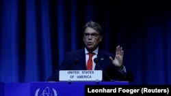 U.S. Energy Secretary Rick Perry attends the opening of the International Atomic Energy Agency (IAEA) General Conference at their headquarters in Vienna, Austria September 18, 2017.
