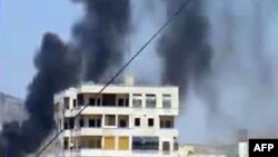 نمایی از شهر حما در سوریه.