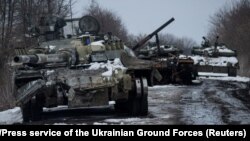 Российские танки в Украине. 7 марта 2022 года.