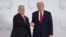 Президент США Дональд Трамп і прем’єр-міністр Угорщини Віктор Орбан під час саміту щодо Гази в Шарм-еш-Шейху, Єгипет, 13 жовтня 2025 року