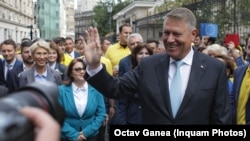 Klaus Iohannis, în campania electorală pentru un nou mandat