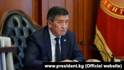 Президент Сооронбай Жээнбеков.