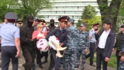 Dozens Detained In Kazakhstan After Calling For Release Of Political Prisoners
