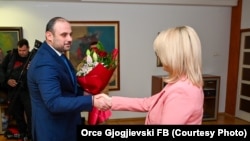 Орце Ѓорѓиевски ја презеде функцијата градоначалник на Скопје од Данела Арсовска.