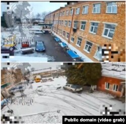 Уничтожение машин рядом с интернатом