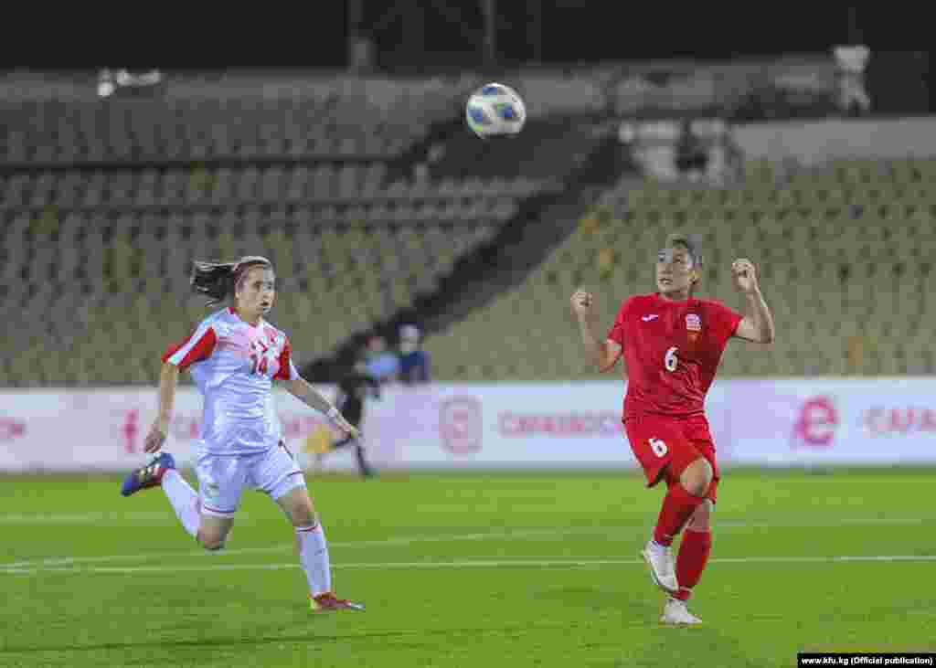 Топ кубалап бара жаткан кыздар.&nbsp;