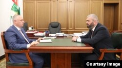 Бадра Гунба и Астамур Логуа