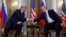 Дональд Трамп (ліворуч) і Володимир Путін. Гельсінкі, 16 липня 2018 року
