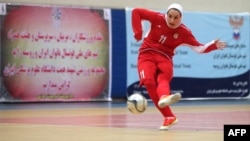 Niloofar Ardalan during a practice session in Tehran in December 2014