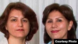Mahvash Sabet Shahriari and Fariba Kamalabadi were among the Baha'i leaders arrested on July 31. (undated photos)