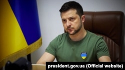 Presidenti ukrainas, Volodymyr Zelensky.