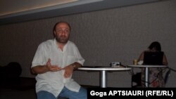 Мамука Купарадзе на презентации своего фильма на Кипре. Сентябрь, 2011