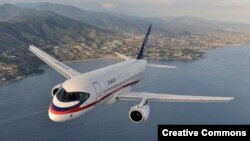 Літак російського виробництва Sukhoi Superjet 100 (SSJ-100)
