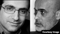 رامین پرهام (راست) و محمدرضا حیدری 