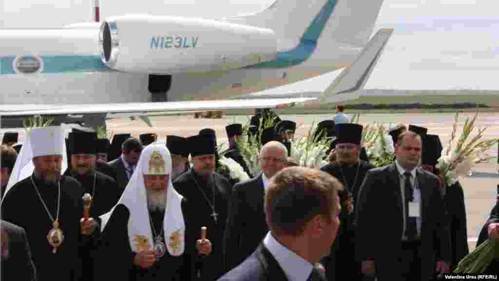 7 septembrie 2013. Sosirea Patriarhului Kiril al Moscovei la Chișinău