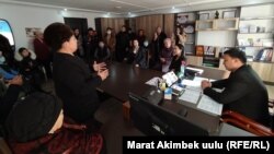 Музыкалык окуу жайында Самара Каримова катышкан жыйын. 14-январь, 2021-жыл, Ош. 