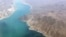 Kyrgyzstan -- Toktogul Reservoir, Kyrgyzstan, seen from a flight , 07Apr2011