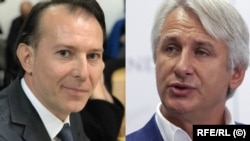 Ministrul de Finanțe, Florin Cîțu (partea stângă), și senatorul PSD, Eugen Teodorovici (partea dreaptă), sunt membri ai Comisiei de buget din Senat unde s-a modificat Ordonanța de Urgență privind amânarea ratelor la bănci. 