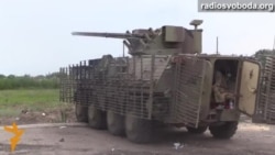 Обстріл позицій сепаратистів із БТР та міномета