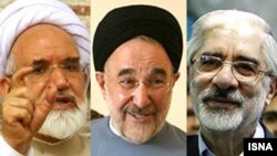 میرحسین موسوی، محمد خاتمی و مهدی کروبی