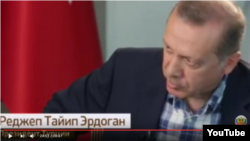 President Recep Tayyip Erdogan in a recent television interview.