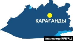 Карта Карагандинской области.