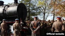 Кадр из кинофильма "Катынь"