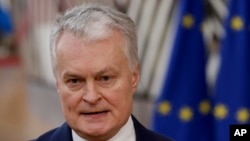 Președintele lituanian Gitanas Nausėda 