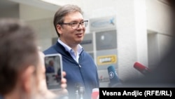 Presidenti serb, Aleksandar Vuçiq. 